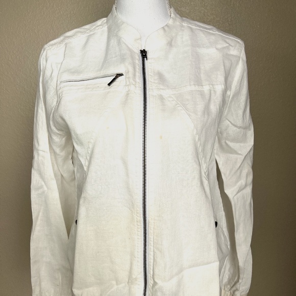 Tommy Bahama White Linen Jacket - Picture 1 of 9